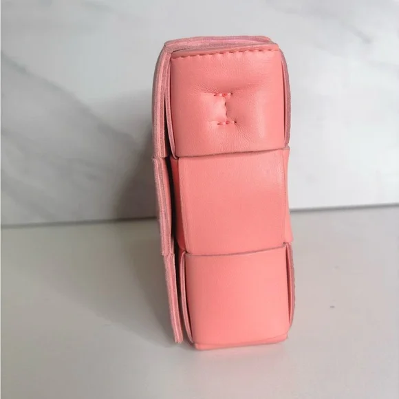 BOTTEGA VENETA Small Pink Cassette Crossbody Bag - Picture 2 of 9